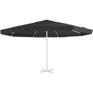 Vidaxl - Ersatzbezug für Sonnenschirm Schwarz 500 cm 439171