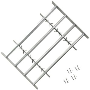 Vidaxl - Fenstergitter Verstellbar mit 4 Querstäben 1000-1500 mm