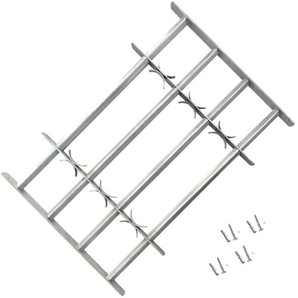 Vidaxl - Fenstergitter Verstellbar mit 4 Querstäben 500-650 mm 104652