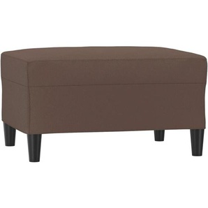 Vidaxl - Fußhocker Braun 70x55x41 cm Kunstleder