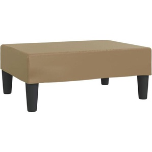 Vidaxl - Fußhocker Cappuccino-Braun 78x56x32 cm Kunstleder