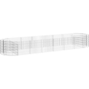 Vidaxl - Gabionen-Hochbeet Verzinktes Eisen 400x100x50 cm
