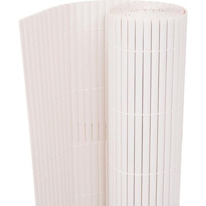 Vidaxl - Gartenzaun Doppelseitig pvc 150x500 cm Weiß