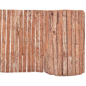 Vidaxl - Gartenzaun Rinde 1000×50 cm