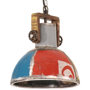 Vidaxl - Hängelampe Industrie-Stil 25 w Mehrfarbig Rund 30 cm E27