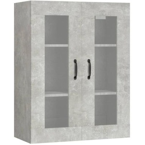 Vidaxl - Hängeschrank Betongrau 69,5x34x90 cm