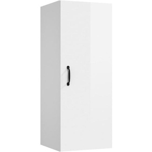Vidaxl - Hängeschrank Hochglanz-Weiß 34,5x34x90 cm Holzwerkstoff