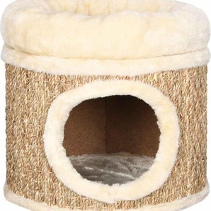 vidaXL Katzenhaus mit m Katzenbett 33 cm Seegras 170968