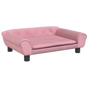 Vidaxl - Kindersofa Rosa 70x45x26 cm Samt