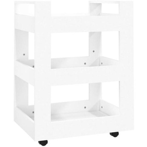 Vidaxl - Küchenwagen Weiß 60x45x80 cm Holzwerkstoff