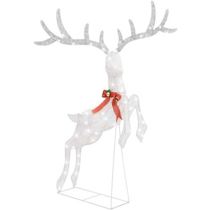 Vidaxl - LED-Rentier Fliegend Weihnachtsdeko 120 LEDs Weiß Kaltweiß