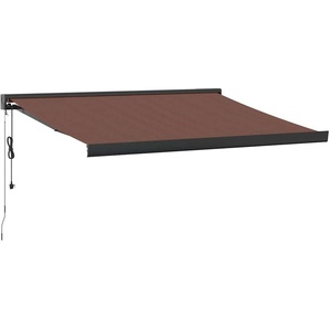 vidaXL Markise Automatisch Braun 350x250 cm 3215734