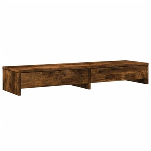Vidaxl - Monitorständer mit Schubladen Räuchereiche 100x27x15 cm