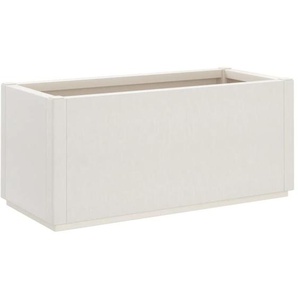 Vidaxl - Pflanzkübel Weiß 80x36x35 cm pp
