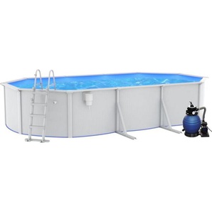 Vidaxl - Pool mit Sandfilterpumpe und Leiter 610x360x120 cm