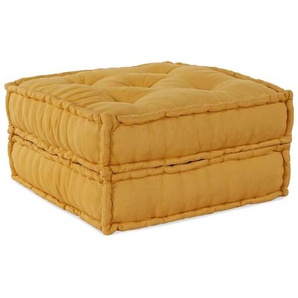 Vidaxl - Pouf Modular Gelb 70x70x36 cm Stoff