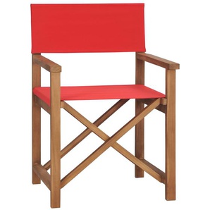 vidaXL Regiestuhl Massivholz Teak Rot