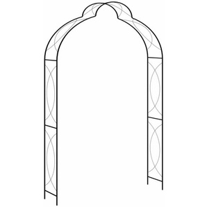 Vidaxl - Rosenbogen Schwarz 150 x 34 x 240 cm Eisen 590103