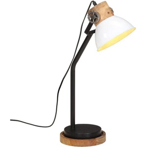 Vidaxl - Schreibtischlampe 25 w Weiß 18x18x60 cm E27