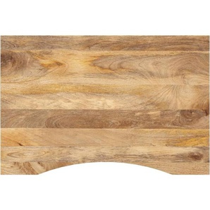 Vidaxl - Schreibtischplatte mit Aussparung 100x60x2,5cm Massivholz Mango 106042