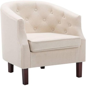 Vidaxl - Sessel Beige Stoff 222347