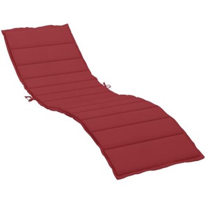 Vidaxl - Sonnenliegen-Auflage Weinrot 200x50x3 cm Oxford-Gewebe
