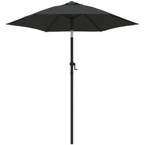 vidaXL Sonnenschirm Anthrazit 200 x 224 cm Aluminium 47206