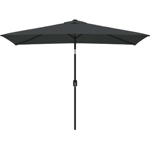 vidaXL Sonnenschirm mit Metall-Mast 300x200 cm Anthrazit 44501