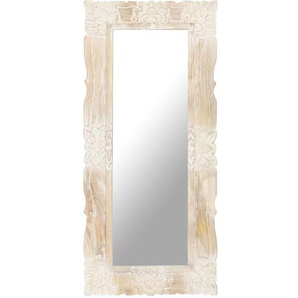 Vidaxl - Spiegel Weiß 110x50 cm Mango Massivholz