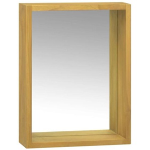 Vidaxl - Spiegelschrank 30x10x40 cm Massivholz Teak