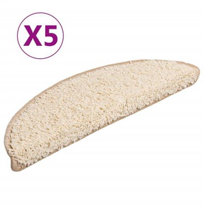 vidaXL Stufenmatten 5 Stk. 56x20 cm Creme