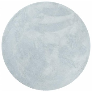 Vidaxl - Teppich huarte Kurzflor Weich und Waschbar Blau ø 160 cm