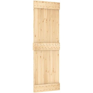 Vidaxl - Tür narvik 70x210 cm Massivholz Kiefer 710516