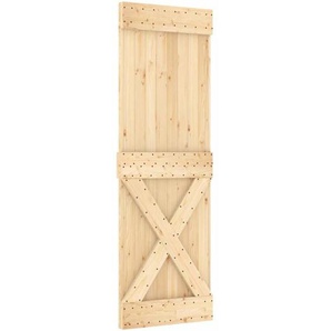 Vidaxl - Tür narvik 70x210 cm Massivholz Kiefer