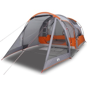 vidaXL Tunnelzelt 4 Personen Grau Wasserdicht 94745