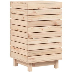 Vidaxl - Wäschetruhe 44x44x76 cm Massivholz Kiefer 65872