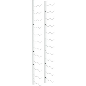 Vidaxl - Wand Weinregal für 24 Flaschen Weiß Eisen 488073