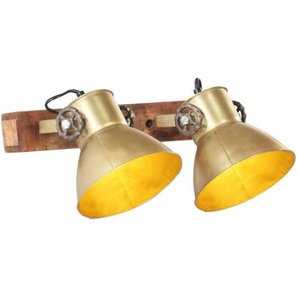 Vidaxl - Wandlampe Industriestil Messing 45x25 cm E27