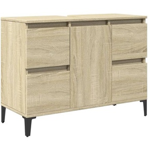 Vidaxl - Waschbeckenunterschrank Sonoma-Eiche 80x33x60 cm Holzwerkstoff