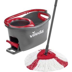 Vileda - Turbo Easy Wring & Clean Wischmop-Set Bodenwischer Teleskopstiel Wischer