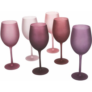Villa dEste Weinglas Happy Hour Provence, Glas, Gläser-Set, 6-teilig, Inhalt 550 ml