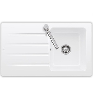 Villeroy & Boch Architectura 50 - 3350 01 R1 Wei� (alpin) Keramiksp�le Handbet�tigung
