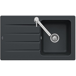 Villeroy & Boch Architectura 50 - 3350 01 R7 Pure Black Keramiksp�le Handbet�tigung