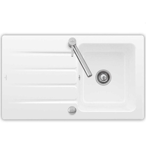 Villeroy & Boch Architectura 50 - 3350 02 R1 Wei� (alpin) Keramiksp�le Excenterbet�tigung