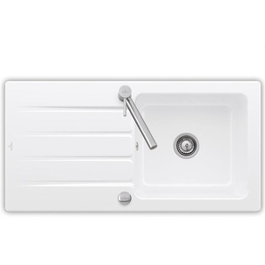 Villeroy & Boch Architectura 60 - 3360 02 R1 Wei� (alpin) Keramiksp�le Excenterbet�tigung