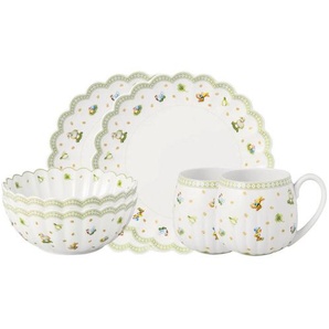 Villeroy & Boch Frühstücksservice Easter Delight, Mehrfarbig, Keramik, 6-teilig, 35.5x25.5 cm, Essen & Trinken, Geschirr, Geschirr-Sets, Kaffeeservice