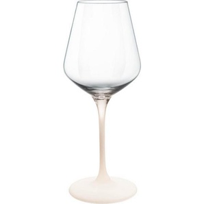 Villeroy & Boch Gläserset Manufacture Rock blanc, Klar, Weiß, Glas, 4-teilig, 380 ml, Essen & Trinken, Gläser, Gläser-Sets