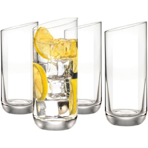 Villeroy & Boch Gläserset New Moon, Transparent, Glas, 4-teilig, Essen & Trinken, Gläser, Gläser-Sets