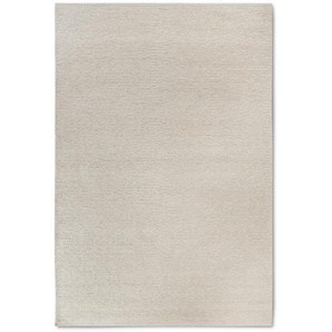 Villeroy & Boch Handwebteppich Kollektion 1748, Weiß, Textil, Uni, rechteckig, 120x170 cm, Care & Fair, für Fußbodenheizung geeignet, in verschiedenen