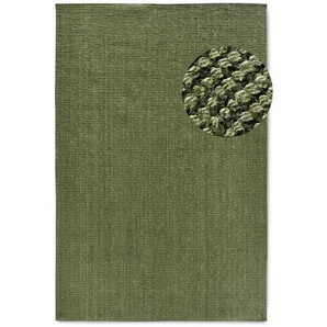 Villeroy & Boch Juteteppich Kollektion 1791, Waldgrün, Textil, Uni, rechteckig, 120x170 cm, Oeko-Tex® Standard 100, für Fußbodenheizung geeignet, in verschiedenen Größen erhältlich, pflegeleicht, strapazierfähig, Teppiche & Böden, Teppiche, Naturteppiche